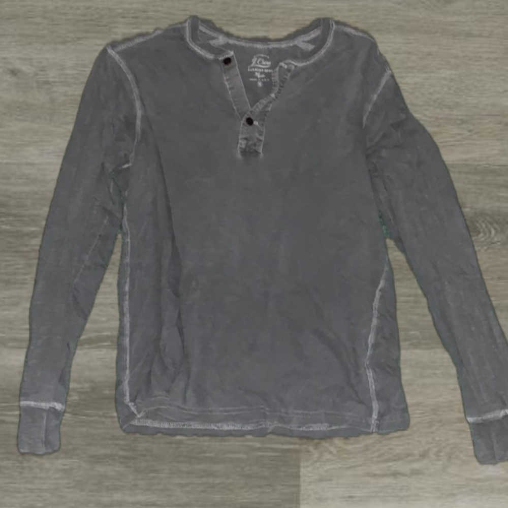 J Crew Garment Dyed Long Sleeve
